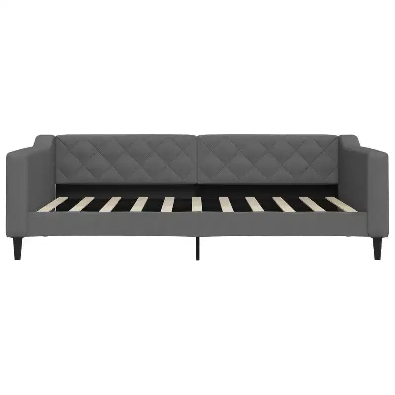 vidaXL Daybed with Trundle - Dark Gray