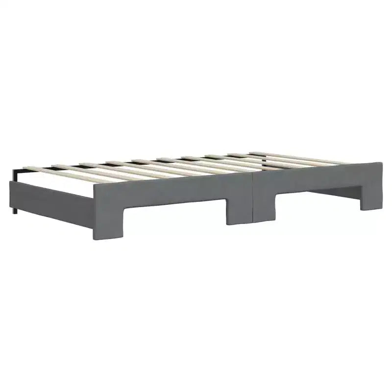 vidaXL Daybed with Trundle - Dark Gray
