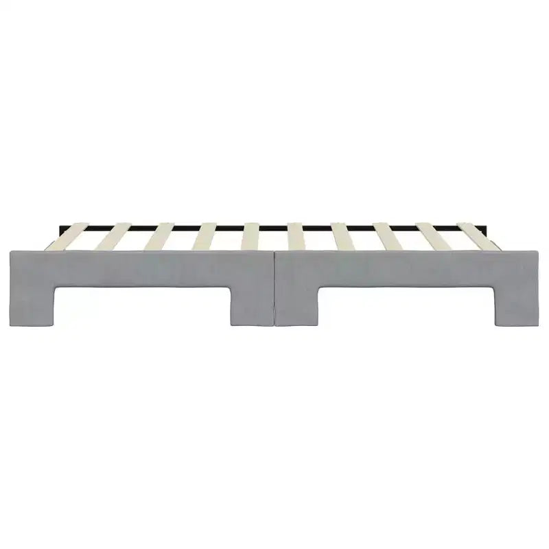 vidaXL Daybed with Trundle - Dark Gray