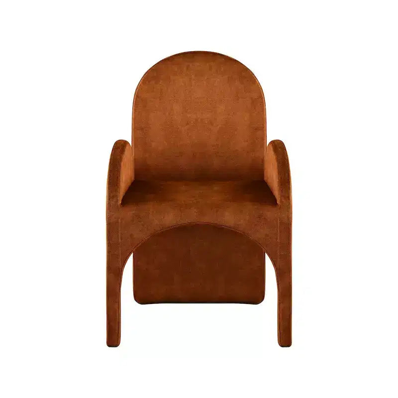 Meridian Furniture,Summer Velvet Dining Arm Chair, Set of 2