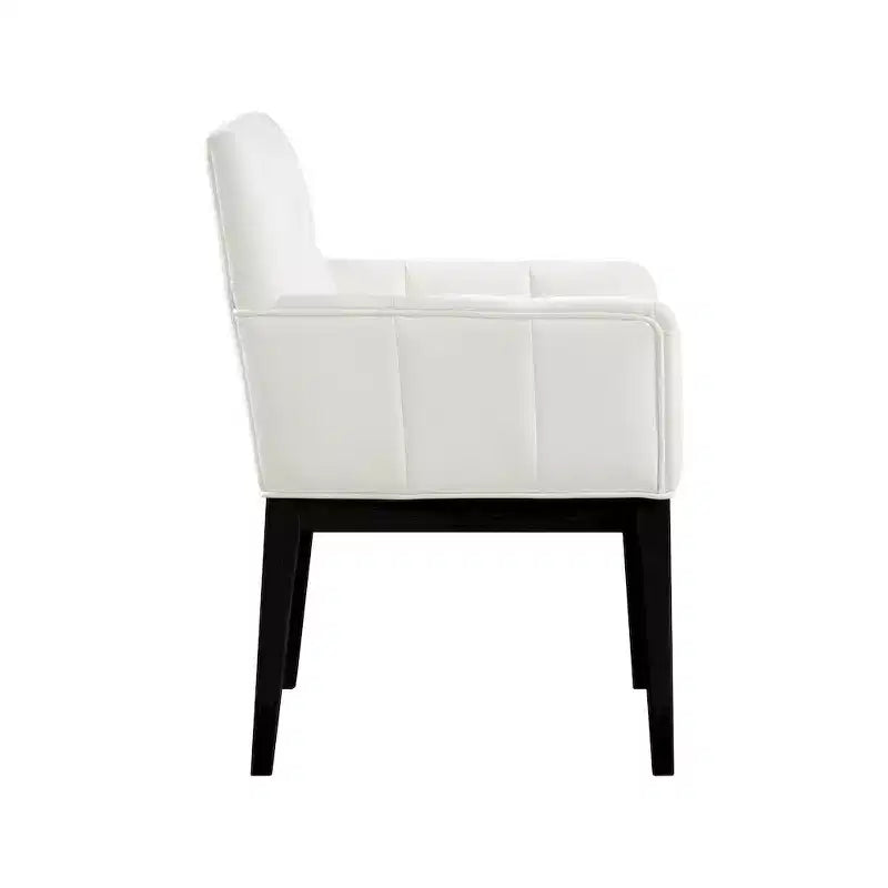 Meridian Furniture, Chaise de salle à manger Adrian en similicuir (lot de 2)