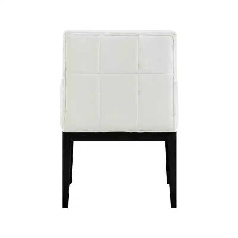 Meridian Furniture, Chaise de salle à manger Adrian en similicuir (lot de 2)
