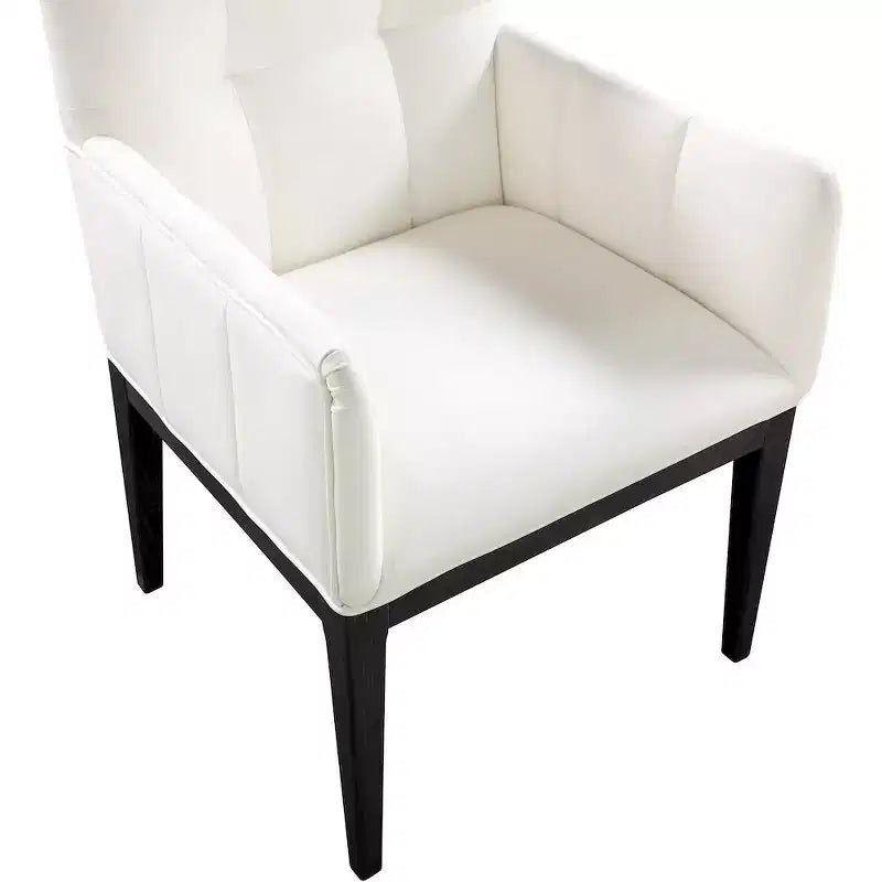 Meridian Furniture, Chaise de salle à manger Adrian en similicuir (lot de 2)