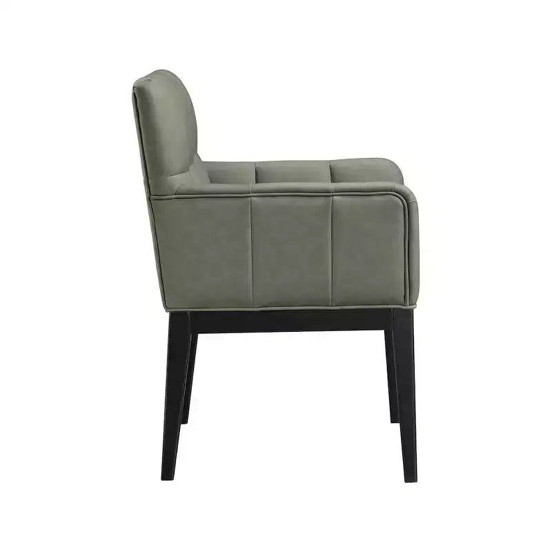 Meridian Furniture, Chaise de salle à manger Adrian en similicuir (lot de 2)