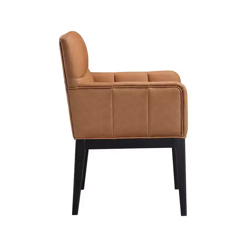 Meridian Furniture, Chaise de salle à manger Adrian en similicuir (lot de 2)