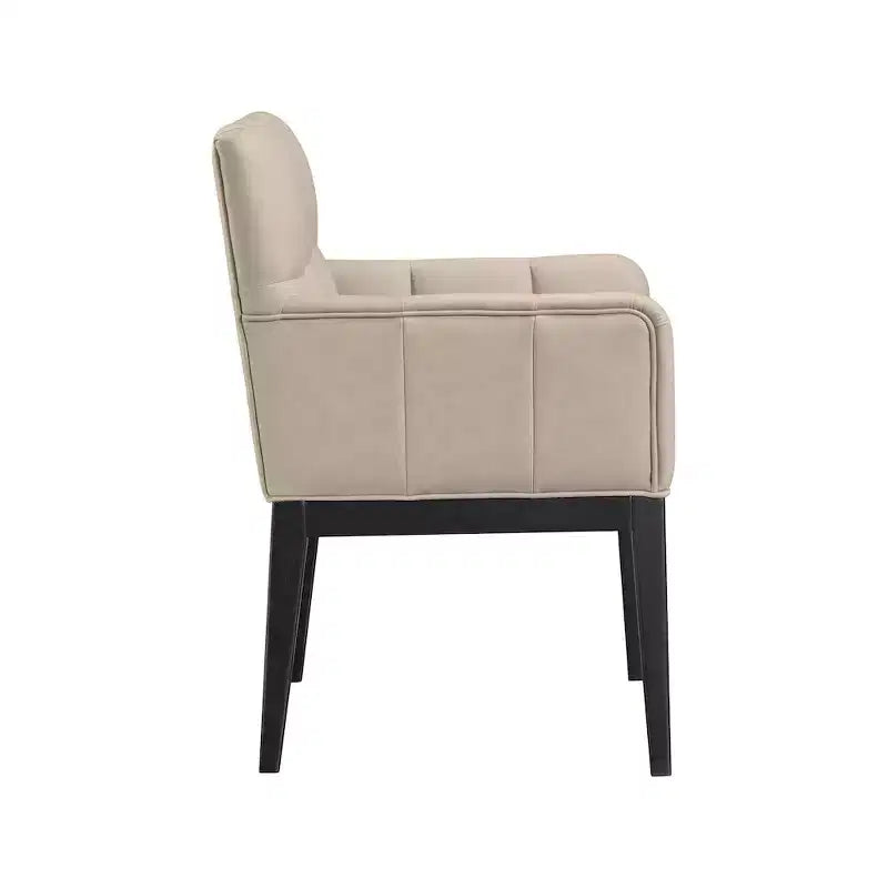 Meridian Furniture, Chaise de salle à manger Adrian en similicuir (lot de 2)