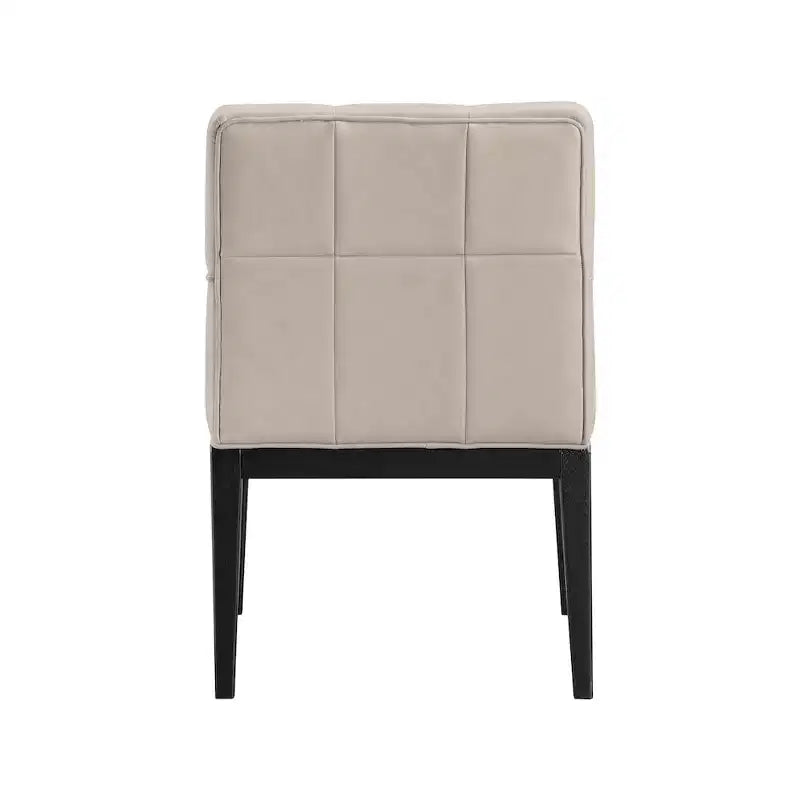 Meridian Furniture, Chaise de salle à manger Adrian en similicuir (lot de 2)