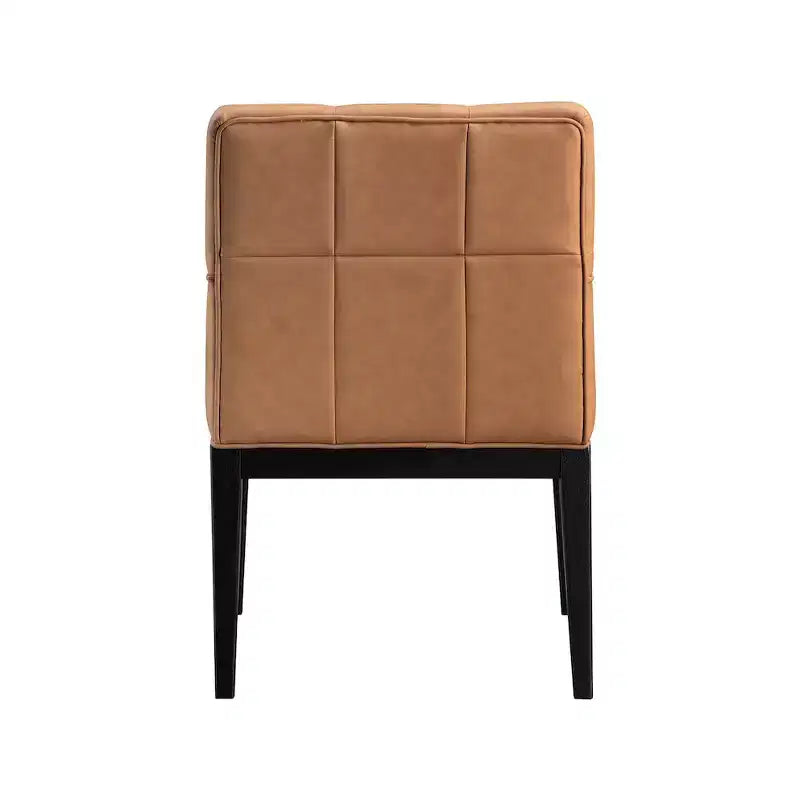 Meridian Furniture, Chaise de salle à manger Adrian en similicuir (lot de 2)