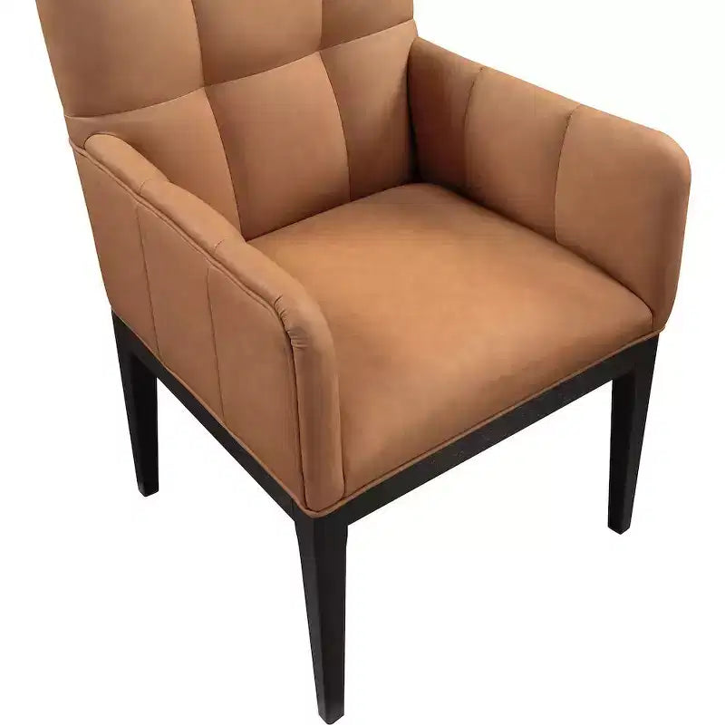 Meridian Furniture, Chaise de salle à manger Adrian en similicuir (lot de 2)