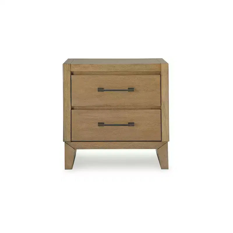 Signature Design by Ashley Sherbana 2-Drawer Nightstand, Light Brown