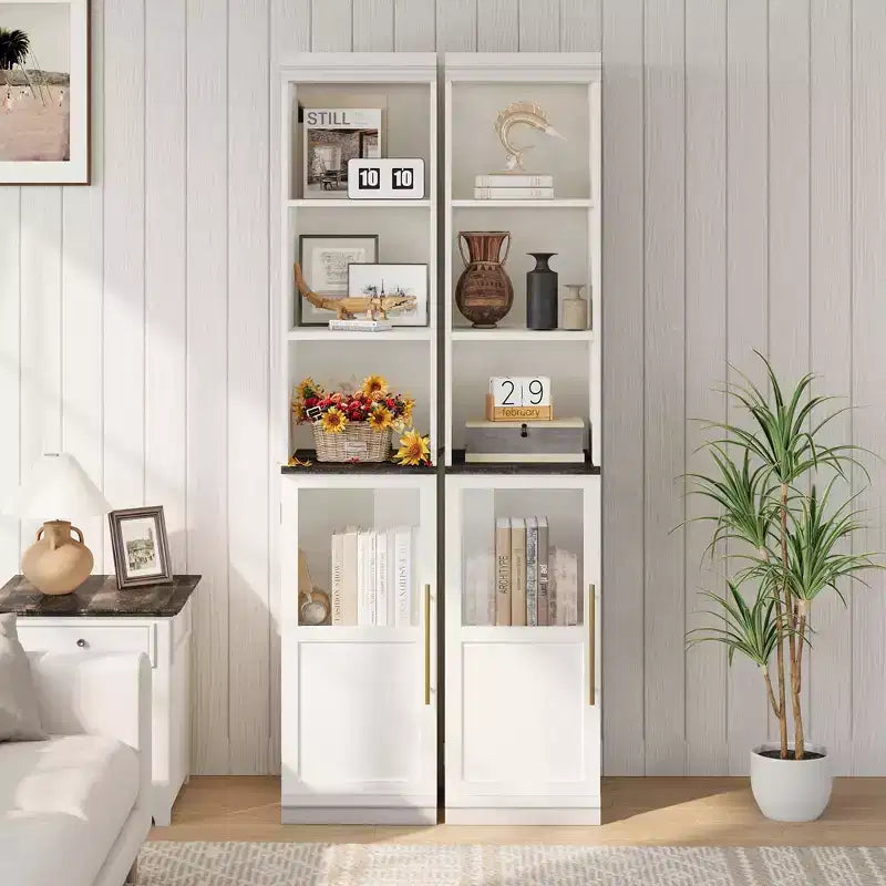 Pantry Cabinet, Tall Pantry Storage Cabinet, Farmhouse Kitchen Hutch with Storage Drawers for Living Room, Dining Room