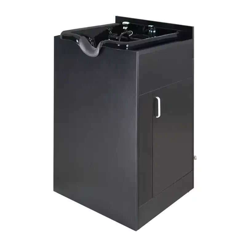 Karl Home Salon Wet Cabinet Station with Shampoo Bowl and Sprayer Faucet
