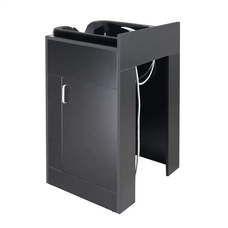 Karl Home Salon Wet Cabinet Station with Shampoo Bowl and Sprayer Faucet