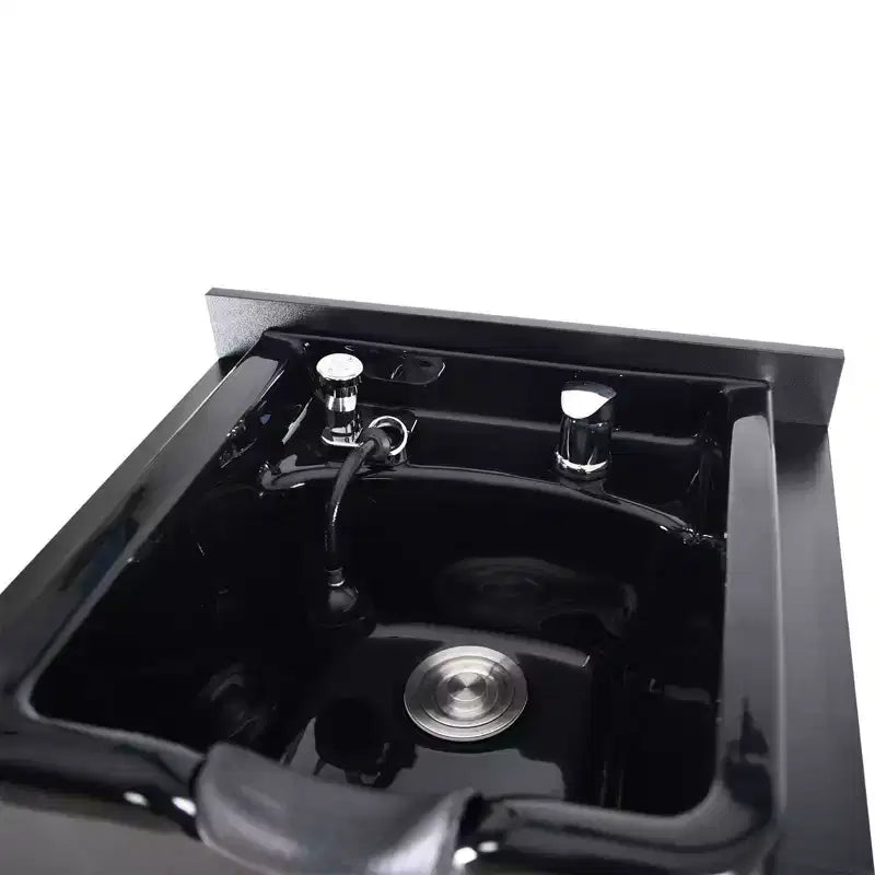 Karl Home Salon Wet Cabinet Station with Shampoo Bowl and Sprayer Faucet