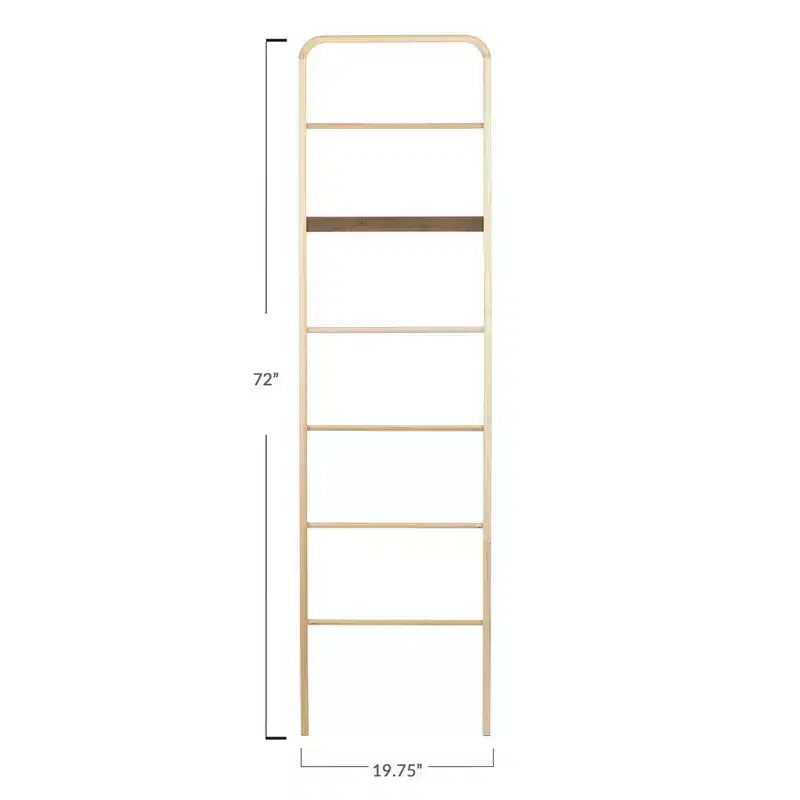 Elegant Wood Ladder Towel Rack