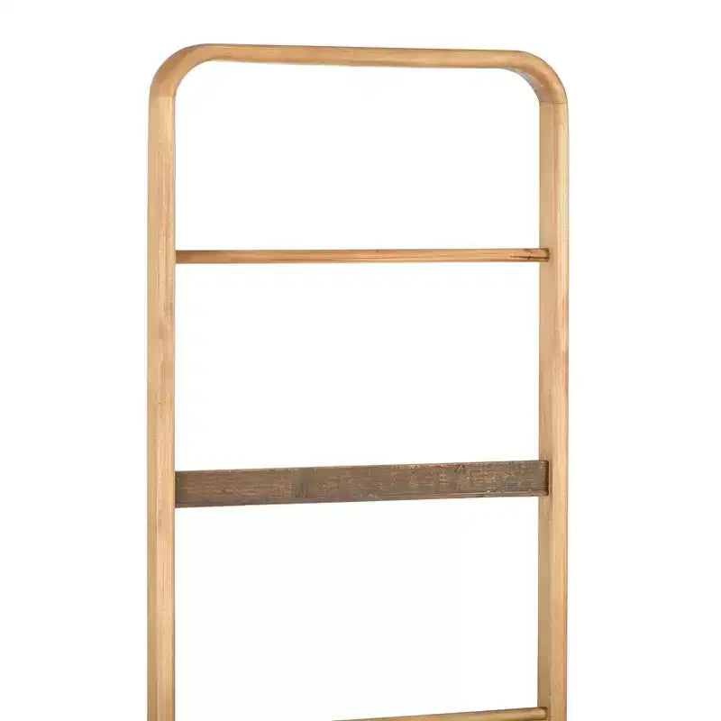 Elegant Wood Ladder Towel Rack