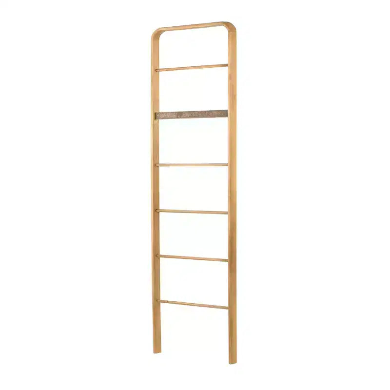 Elegant Wood Ladder Towel Rack