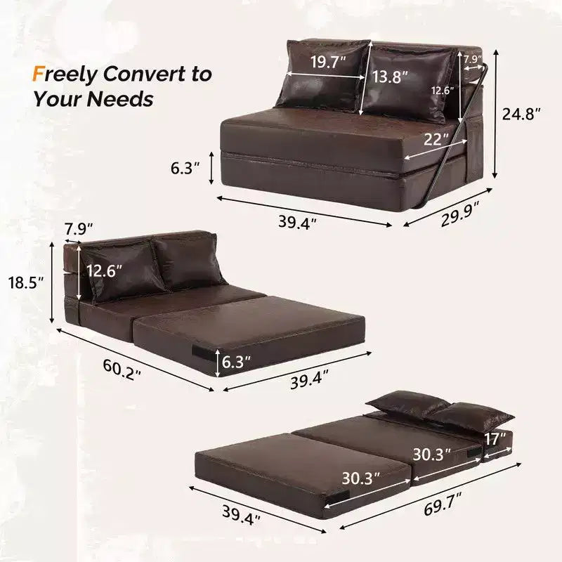 Karl Home |39.4 Wide Portable Sofa Bed