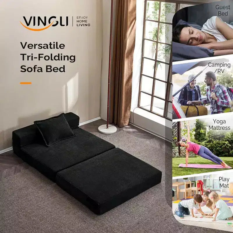 Karl Home |39.4 Wide Portable Sofa Bed