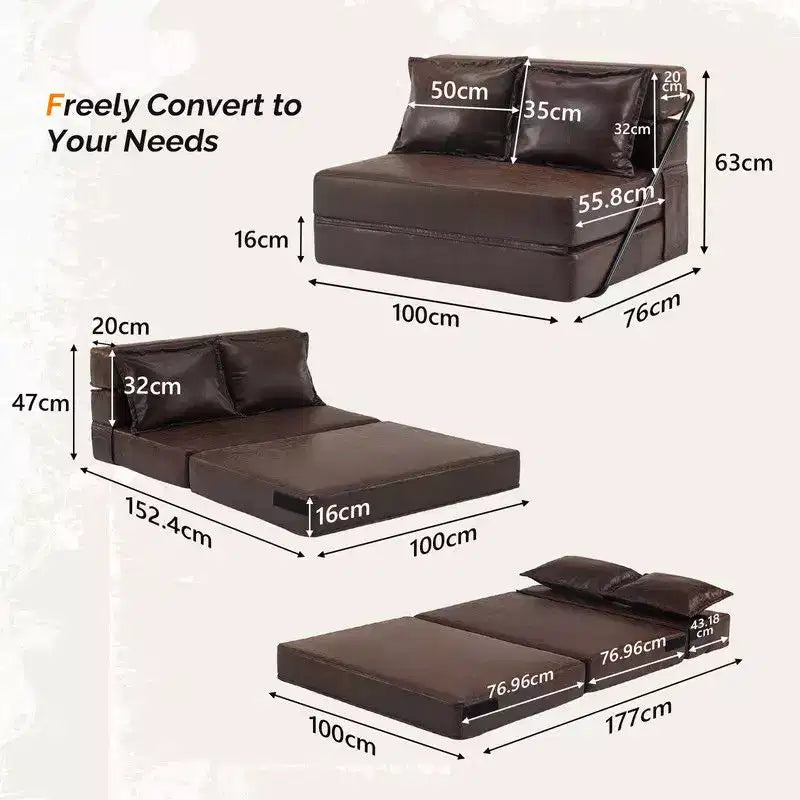 Karl Home |39.4 Wide Portable Sofa Bed