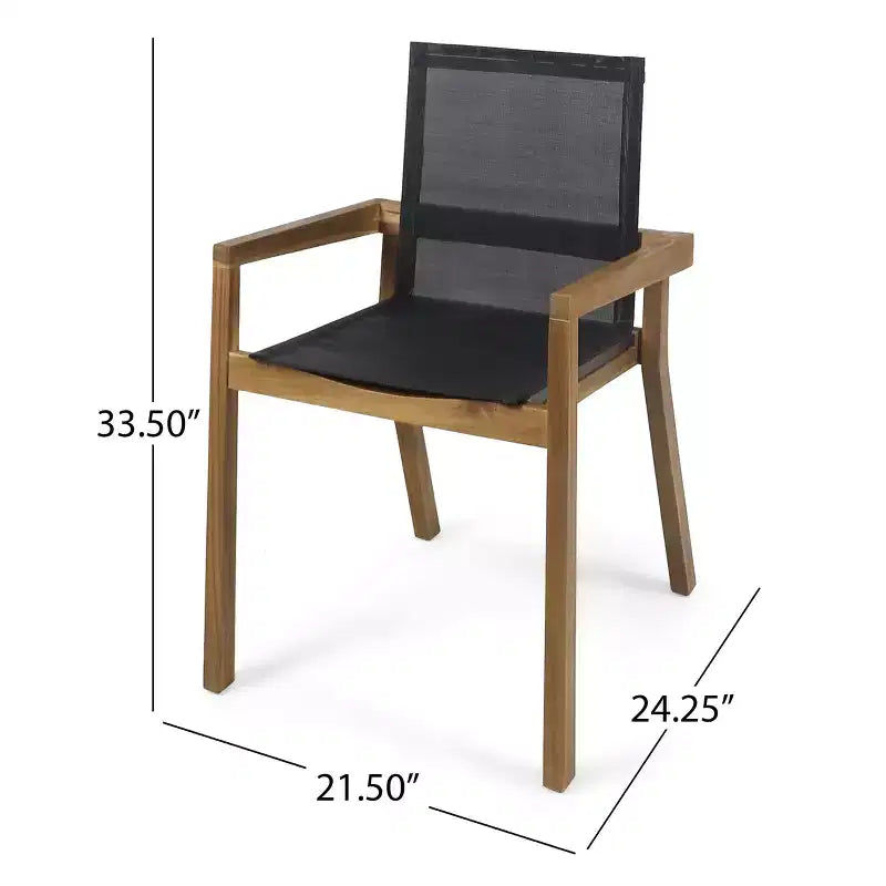 MAYEERTY Set of 2 Dining Chairs Sturdy Frame Comfortable Seating for Dining Room Kitchen