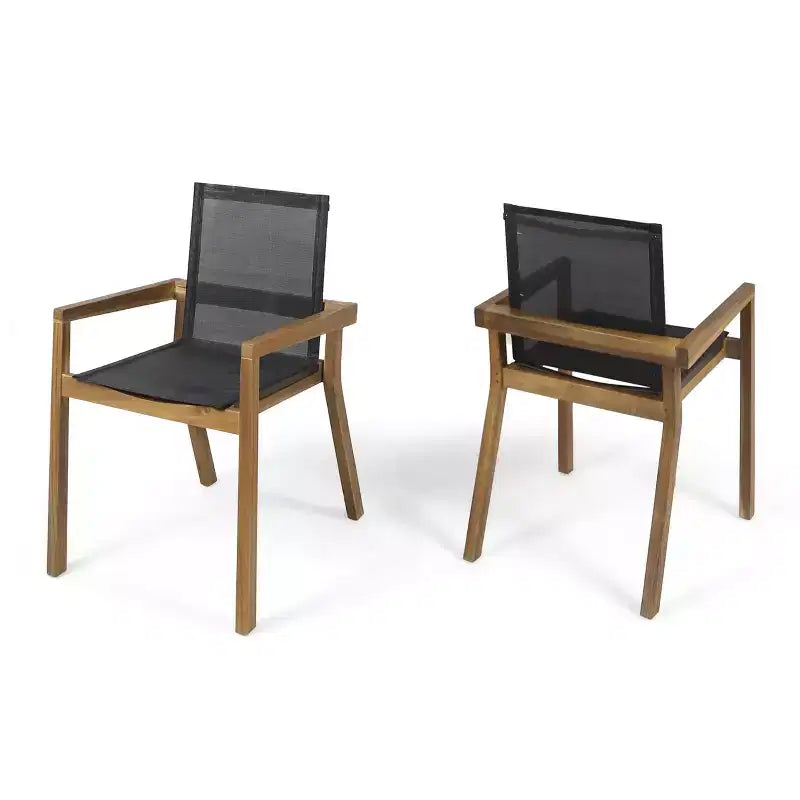MAYEERTY Set of 2 Dining Chairs Sturdy Frame Comfortable Seating for Dining Room Kitchen