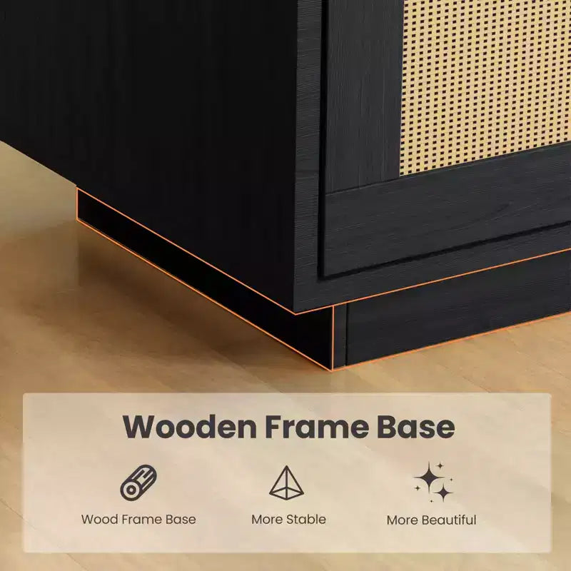 5-Tier Floor Standing Bookcase with Doors, Bookshelves Storage Shelves, Book Shelf,Tall Bookcase for Home Office, Living Room, Bedroom, Study, Office