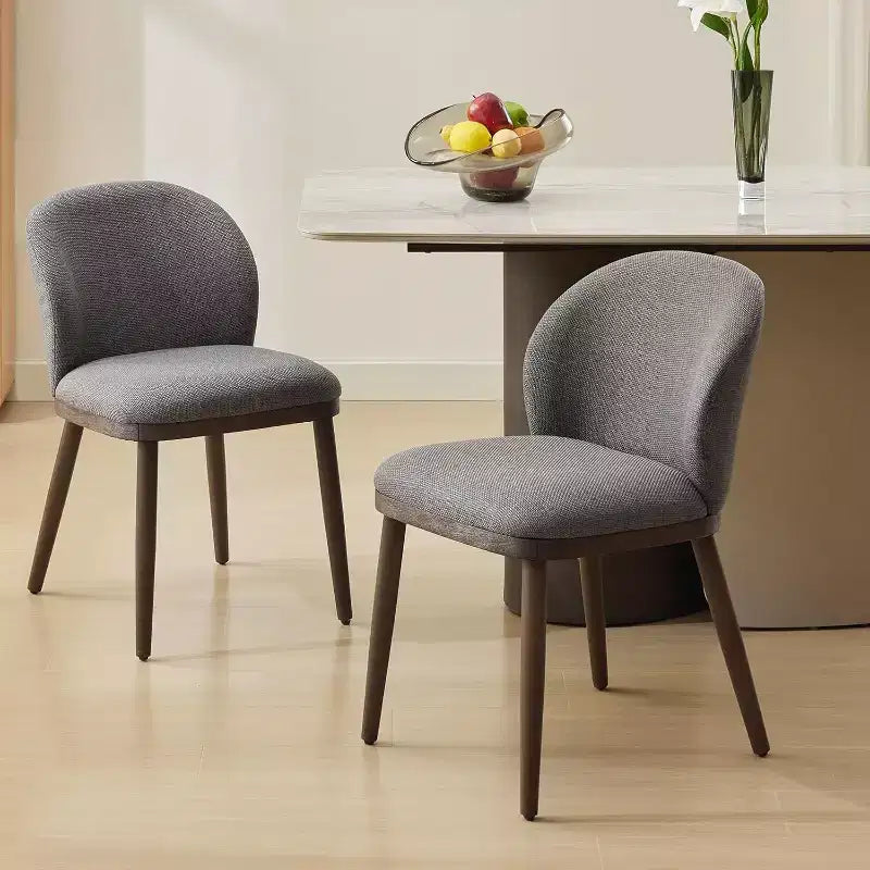 Dining Chairs Set of 2, Wood Legs Modern Upholstered,Ergonomic Back Support,265Lbs Capacity for Kitchen Dining Room Restaurant