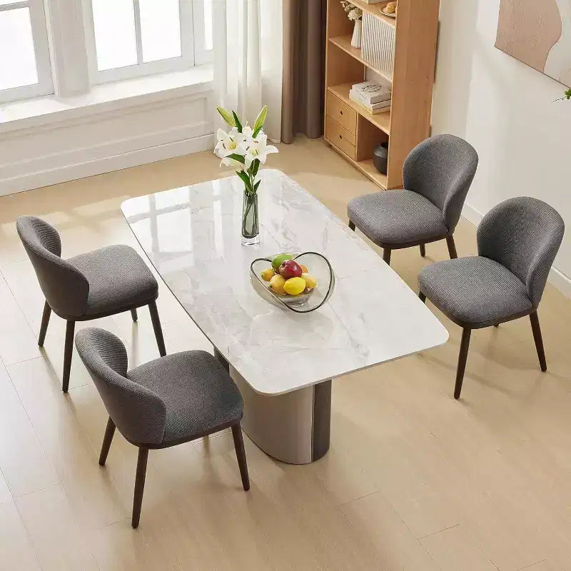 Dining Chairs Set of 2, Wood Legs Modern Upholstered,Ergonomic Back Support,265Lbs Capacity for Kitchen Dining Room Restaurant