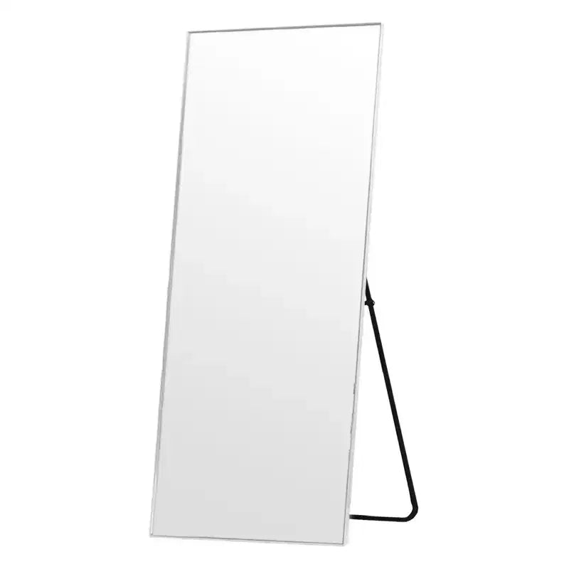PexFix 20 in. W x 59 in. H Rectangular Metal Framed Full Length Wall Mirror Free Standing Mirror in Silver