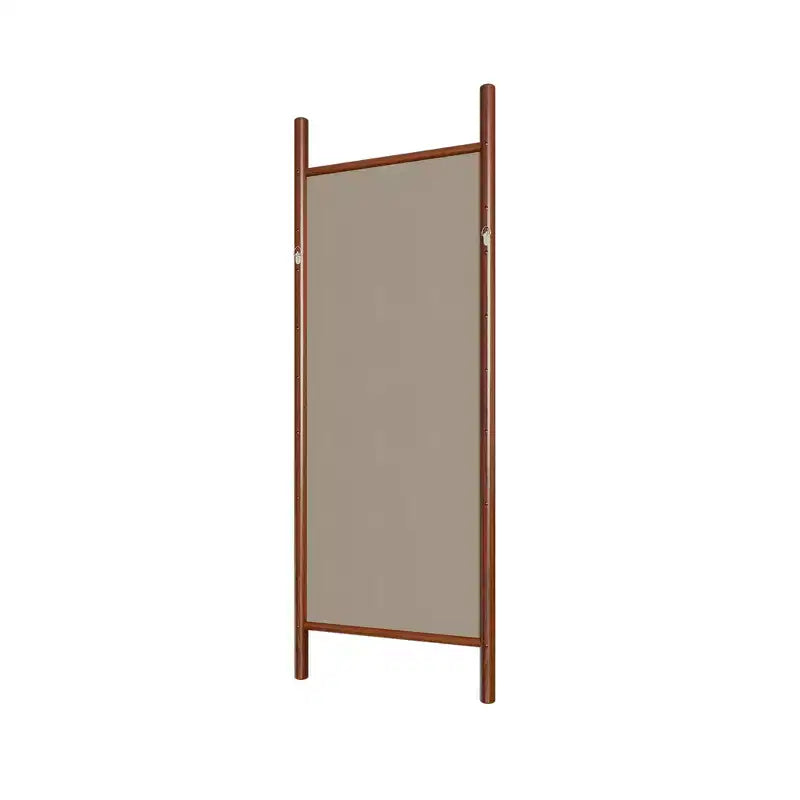 PexFix 24 in. W x 63 in. H Ladder-Style Solid Wood Framed Mirror in Brown