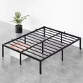 14 Inch Heavy Duty Twin Metal Bed Frame with Sturdy Slat Support - Modern Platform Bed, No Box Spring Needed, Easy Assembly, Minimalist Design