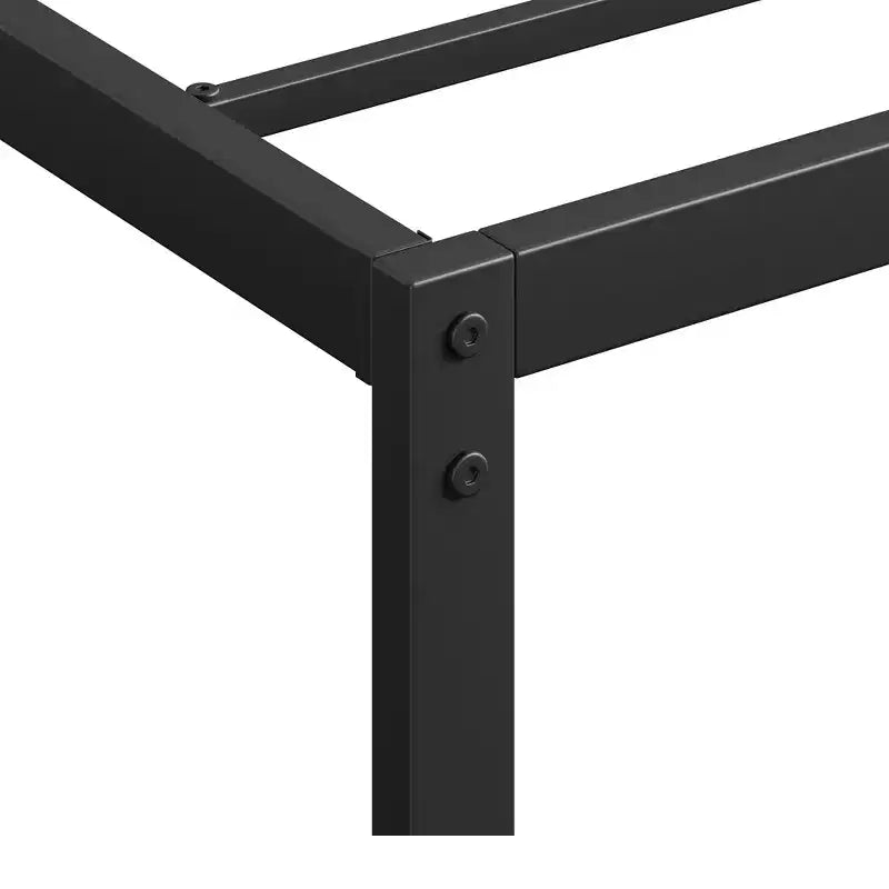 14 Inch Heavy Duty Twin Metal Bed Frame with Sturdy Slat Support - Modern Platform Bed, No Box Spring Needed, Easy Assembly, Minimalist Design