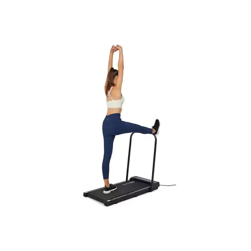 Tapis de marche GoPowerBike GoFit | avec télécommande | vitesse maximale de 9,6 km/h 2-en-1