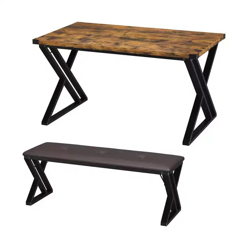Tabouret de salle à manger en MDF, panneaux de particules et fer en Z – Durable, élégant, peu encombrant, confortable, facile à nettoyer