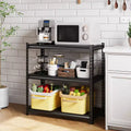 COZONY Commercial Steel Shelving Unit, Heavy Duty 5-Tier Rack w/770LB Capacity, Adjustable for Garage/Pantry, Black