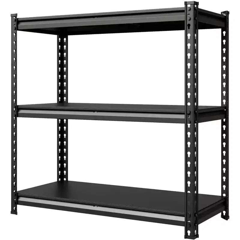 COZONY Commercial Steel Shelving Unit, Heavy Duty 5-Tier Rack w/770LB Capacity, Adjustable for Garage/Pantry, Black