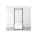 HomeStock 77.7 in.H x 31.5 in.W White Wood Composite Closet System for Universal Storage with Storage Bins