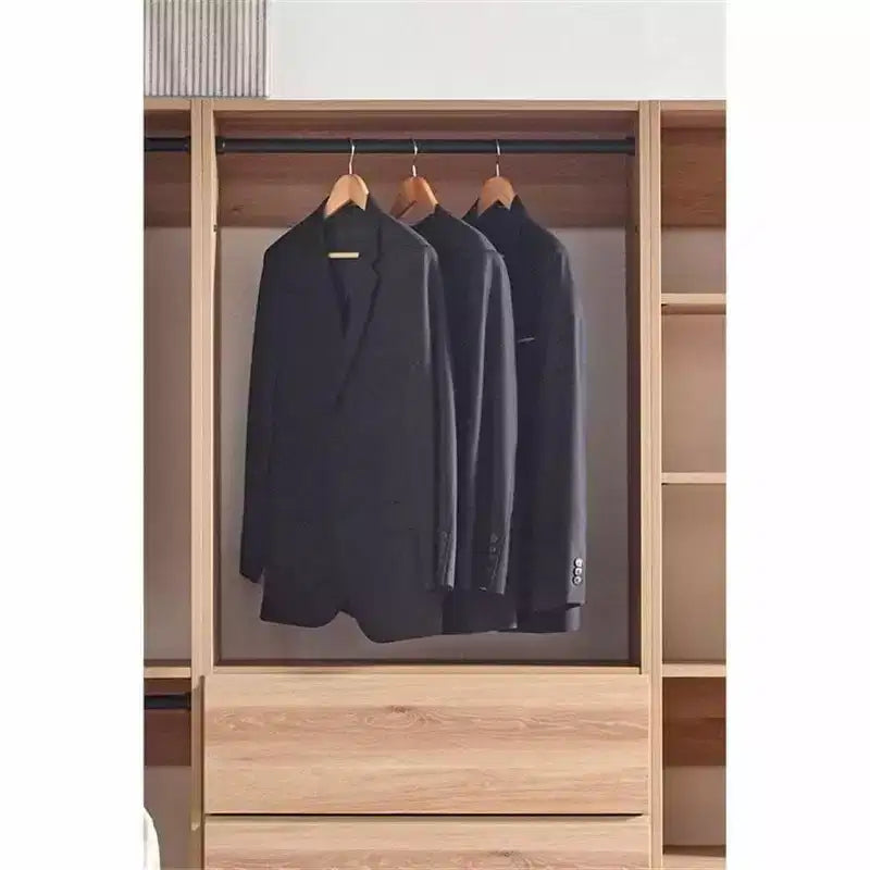 HomeStock Prosper Freestanding Walk in Wood Closet System
