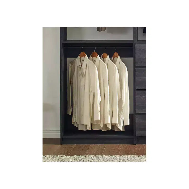 HomeStock Prosper Freestanding Walk in Wood Closet System