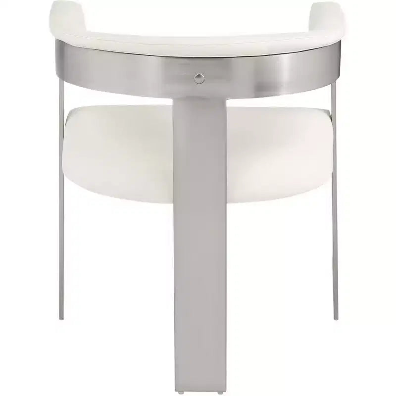 Meridian Furniture, Chaises de salle à manger Romeo en similicuir (lot de 2)