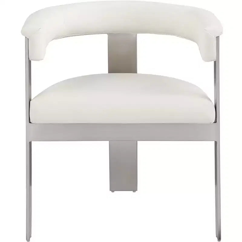 Meridian Furniture, Chaises de salle à manger Romeo en similicuir (lot de 2)