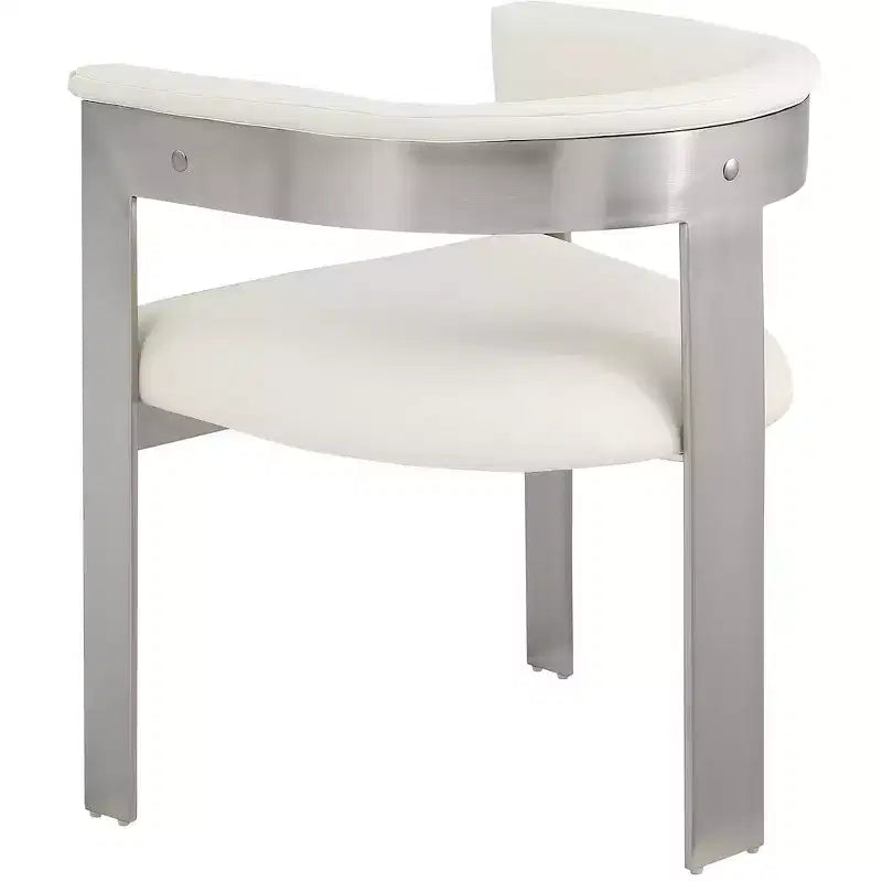 Meridian Furniture, Chaises de salle à manger Romeo en similicuir (lot de 2)