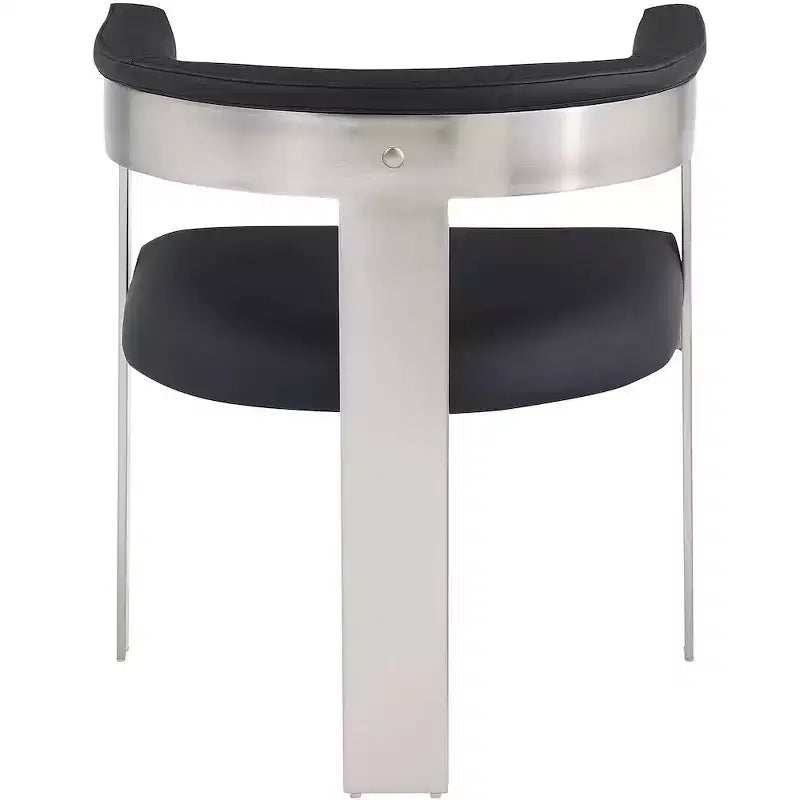 Meridian Furniture, Chaises de salle à manger Romeo en similicuir (lot de 2)