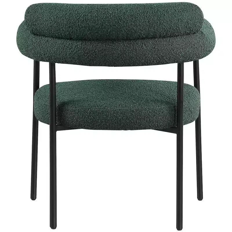 Meridian Furniture,Blake Boucle Fabric Dining Chair, Set of 2