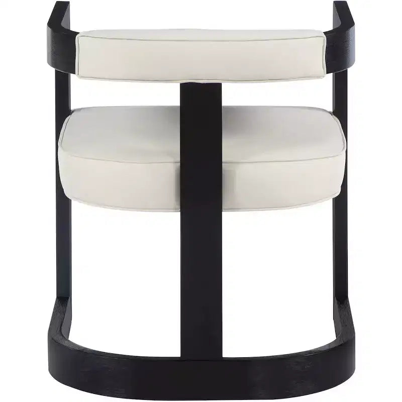 Meridian Furniture,Manchester Cream Vegan Leather Dining Chair