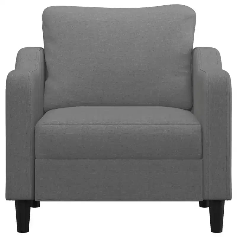 vidaXL Sofa Chair Dark Grey Fabric (100% polyester), metal, textilene