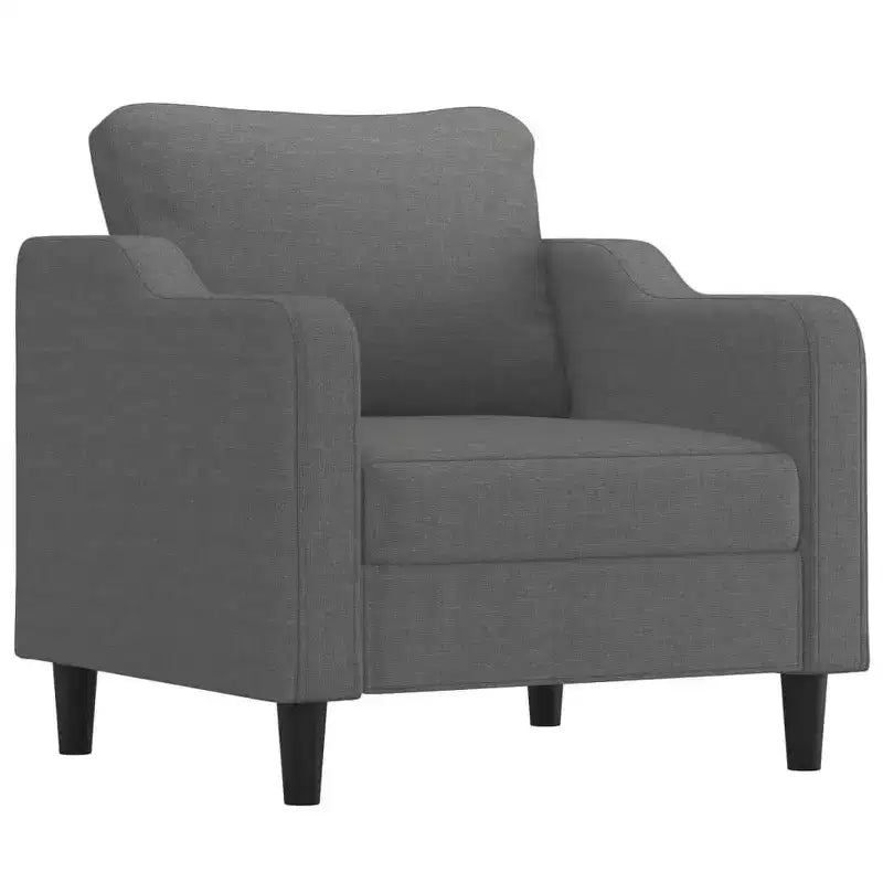 vidaXL Sofa Chair Dark Grey Fabric (100% polyester), metal, textilene