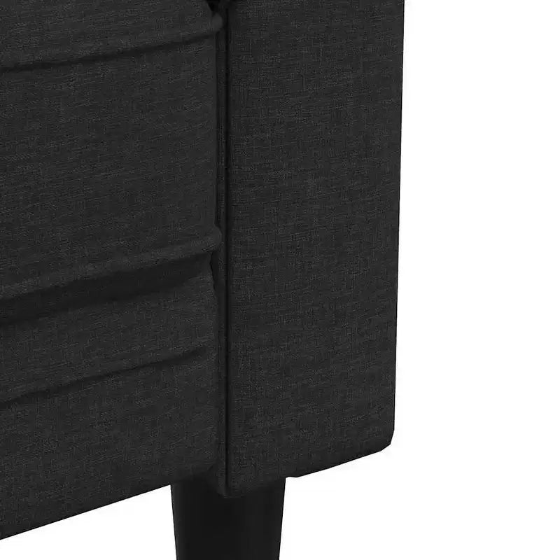 vidaXL Chesterfield Sofa Black