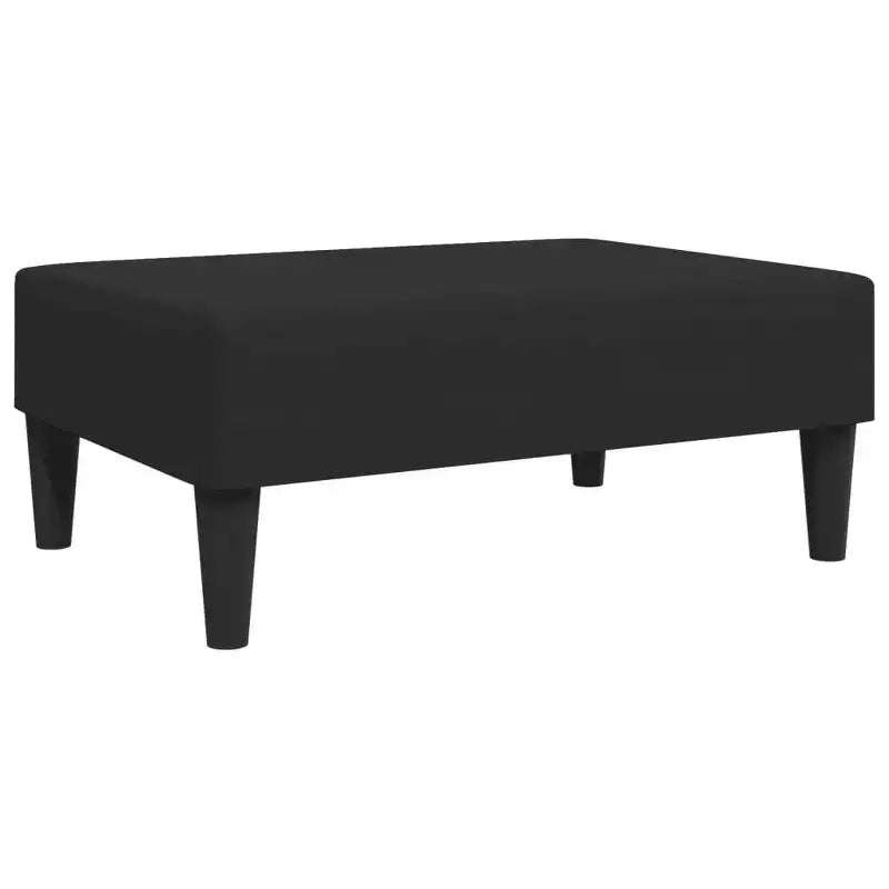 vidaXL Sofa Set Black Velvet (100% polyester), wood, plastic Large